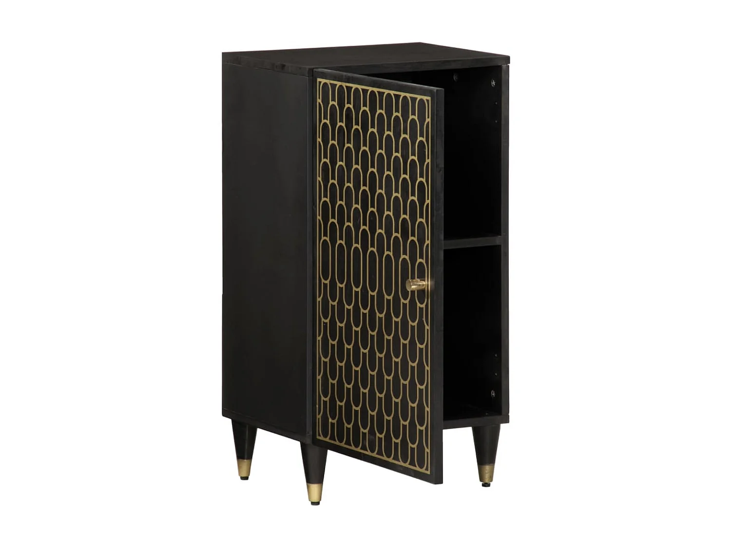 Beistellschrank 40x33x75 cm aus massivem Mangoholz