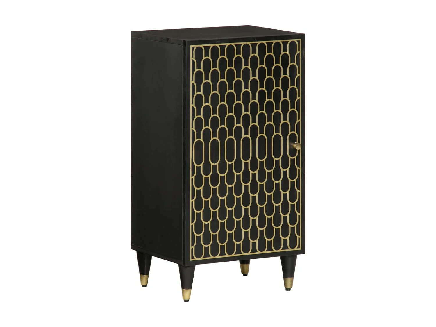 Beistellschrank 40x33x75 cm aus massivem Mangoholz