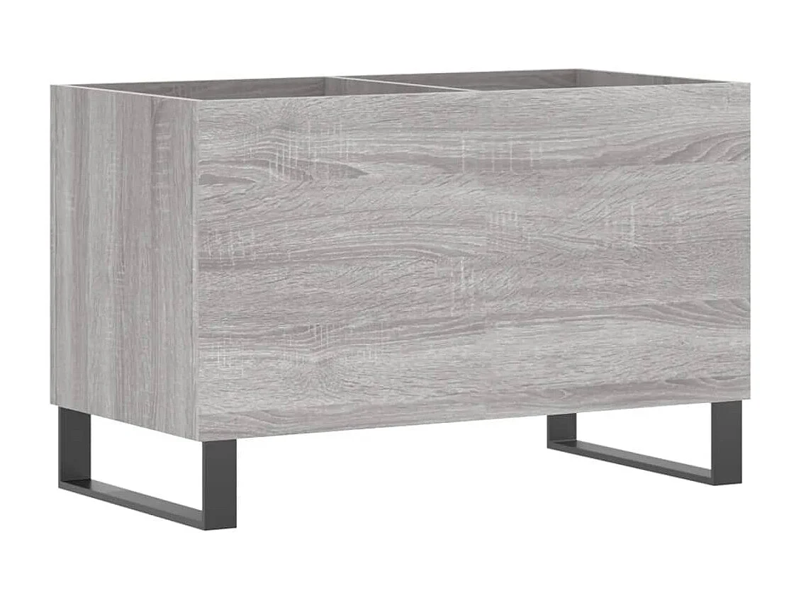 Armoire à disques sonoma gris 74,5x38x48 cm bois d'ingénierie