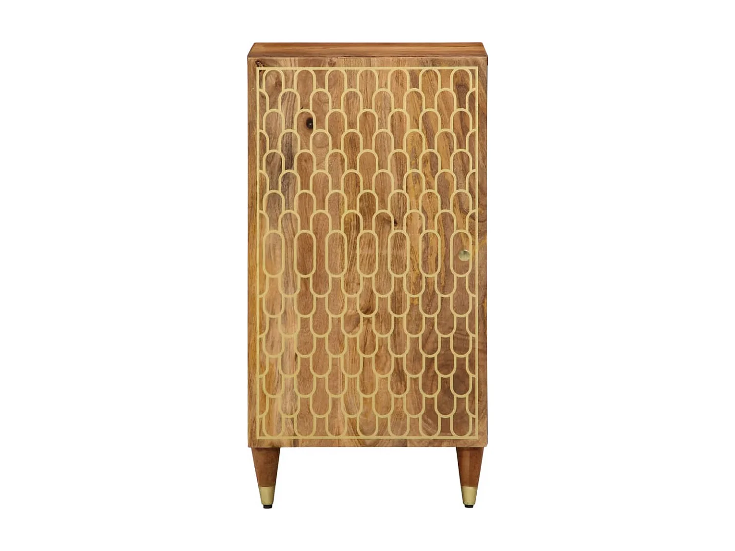 Beistellschrank 40x33x75 cm aus massivem Mangoholz