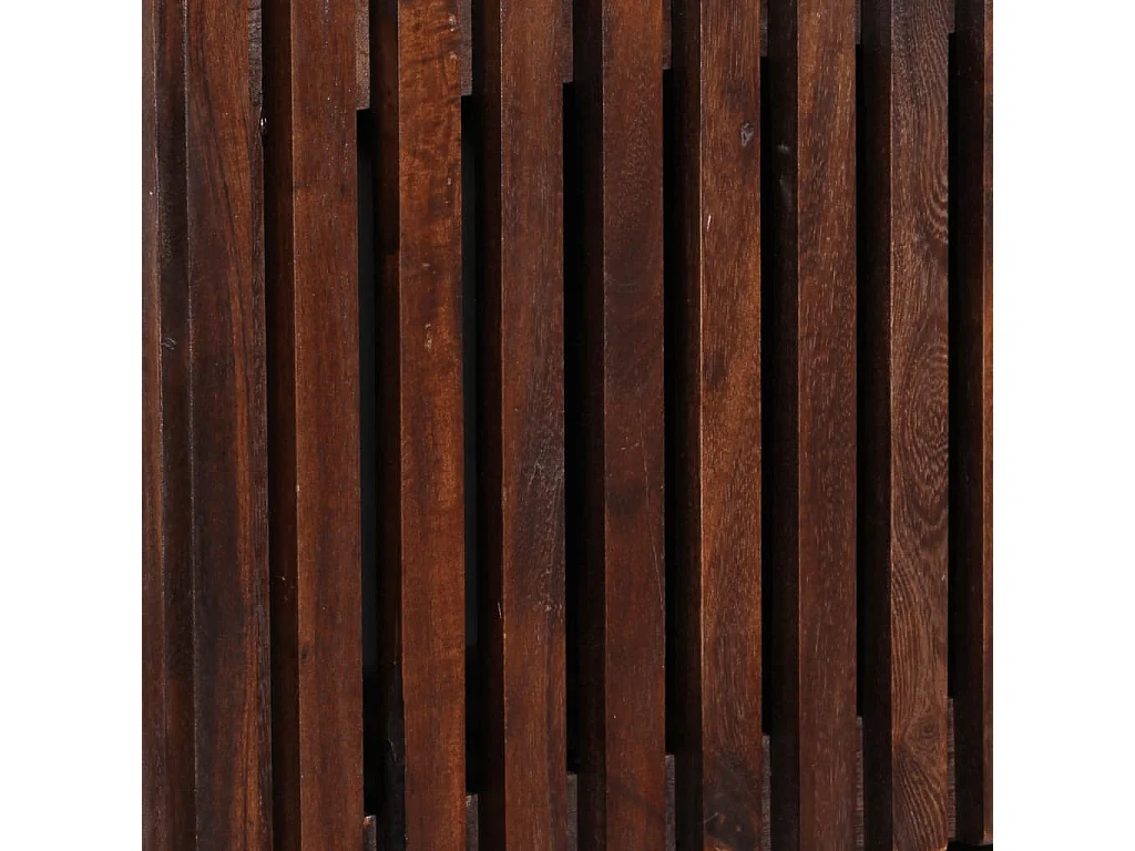Credenza marrone 40x34x110 cm in legno massello di mango