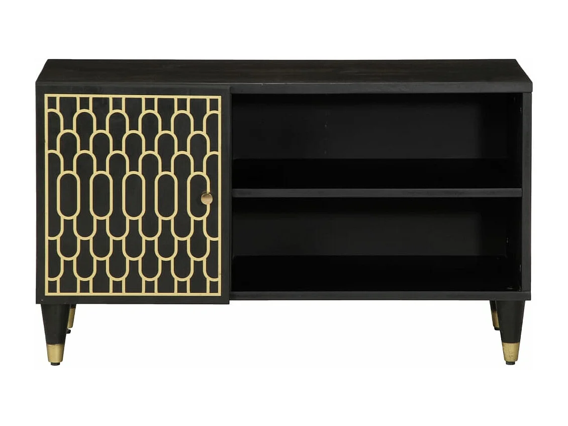 Mobile TV 80x31x46 cm in legno massello di mango