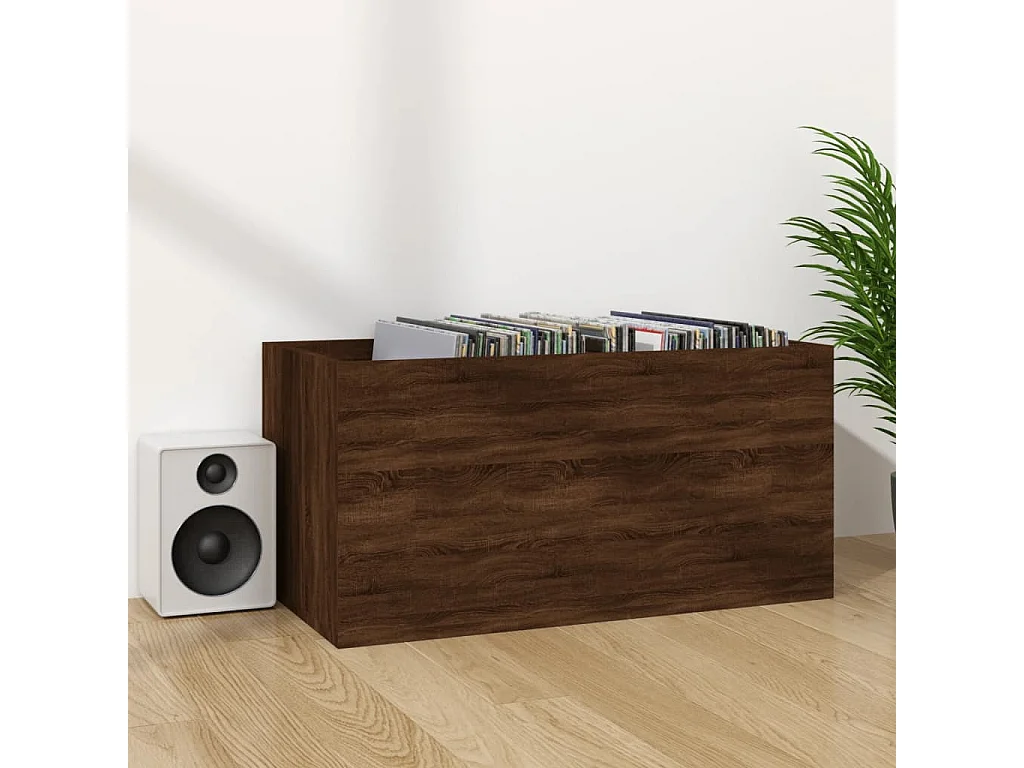 Scatola portaoggetti in vinile Rovere marrone 71x34x36 cm
