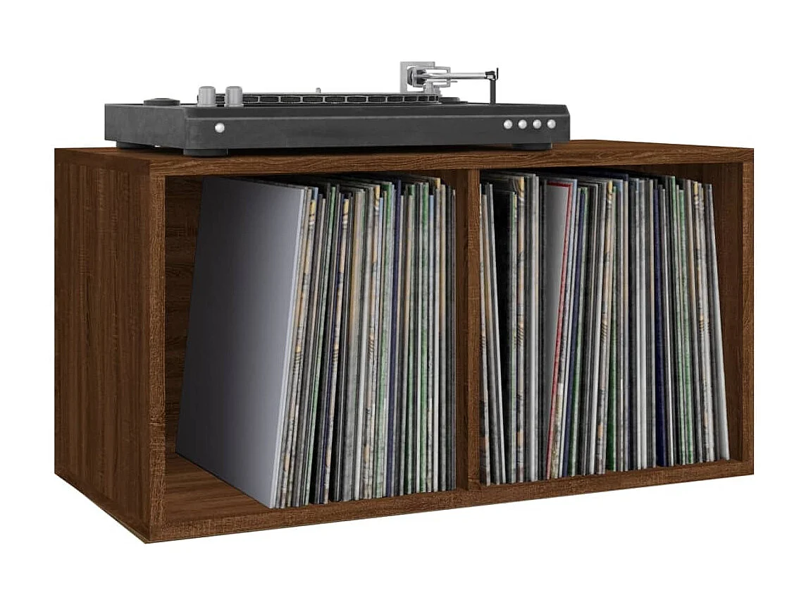 Scatola portaoggetti in vinile Rovere marrone 71x34x36 cm