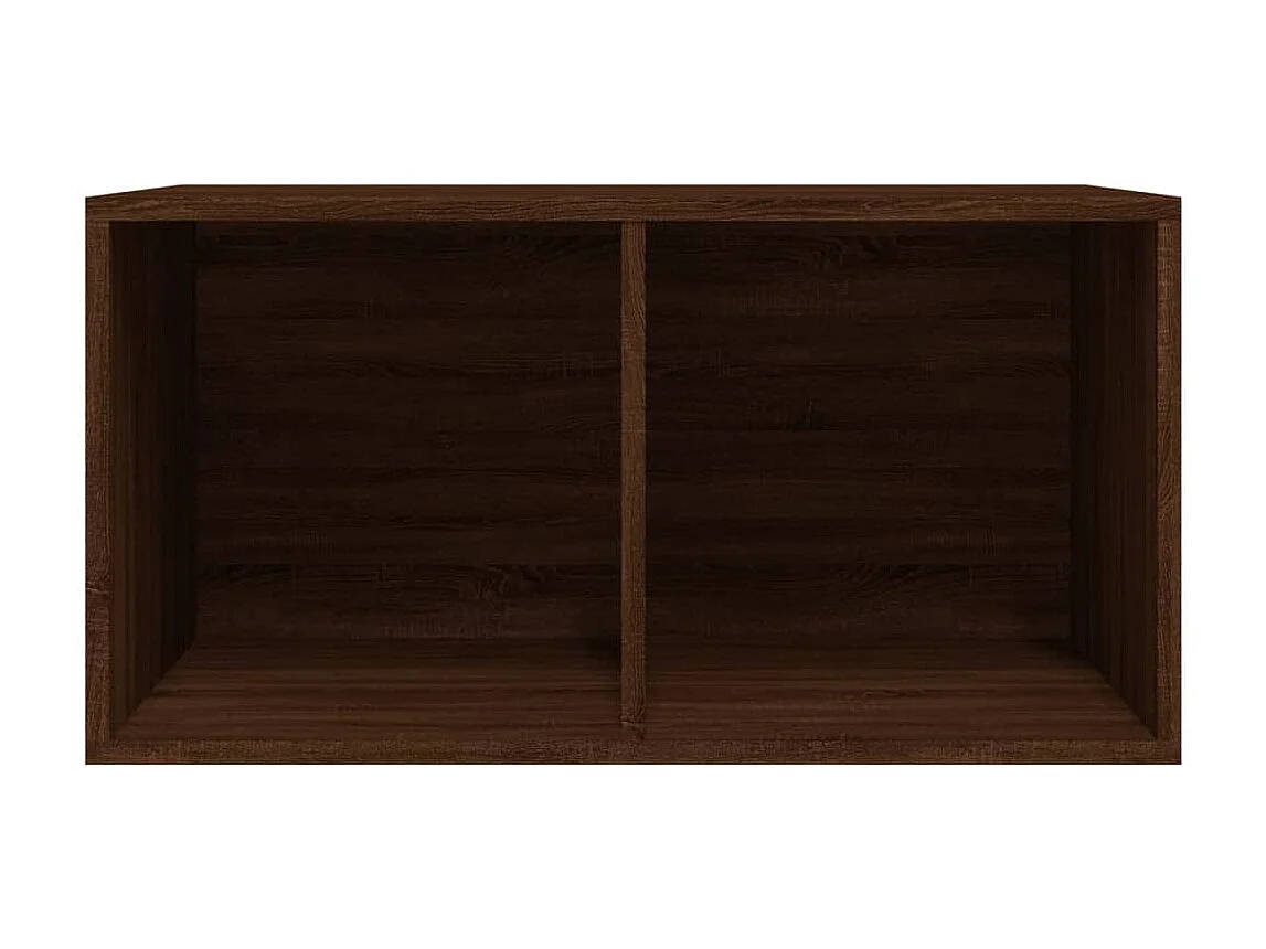 Scatola portaoggetti in vinile Rovere marrone 71x34x36 cm
