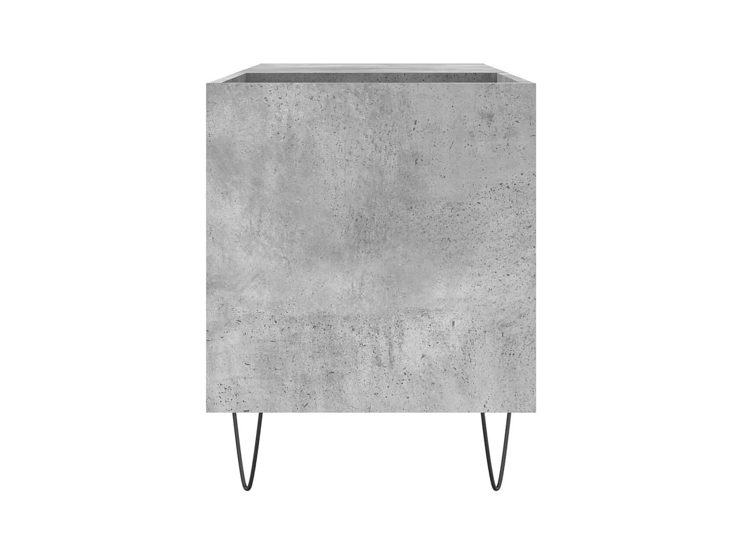 Betongrijze platenkast 85x38x48 cm samengesteld hout