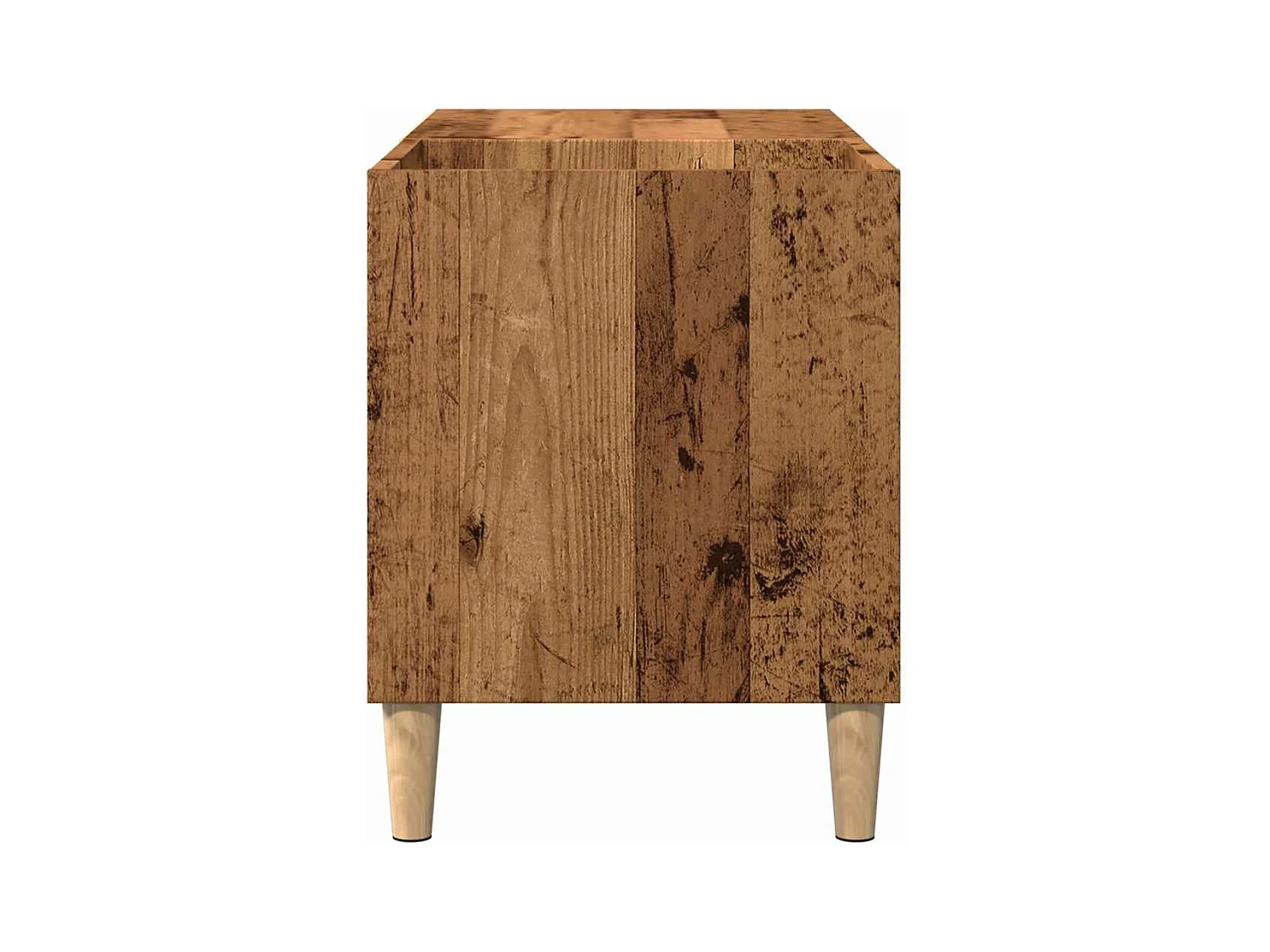 Armoire à disques chêne artisanal 84,5x38x48 cm bois ingénierie