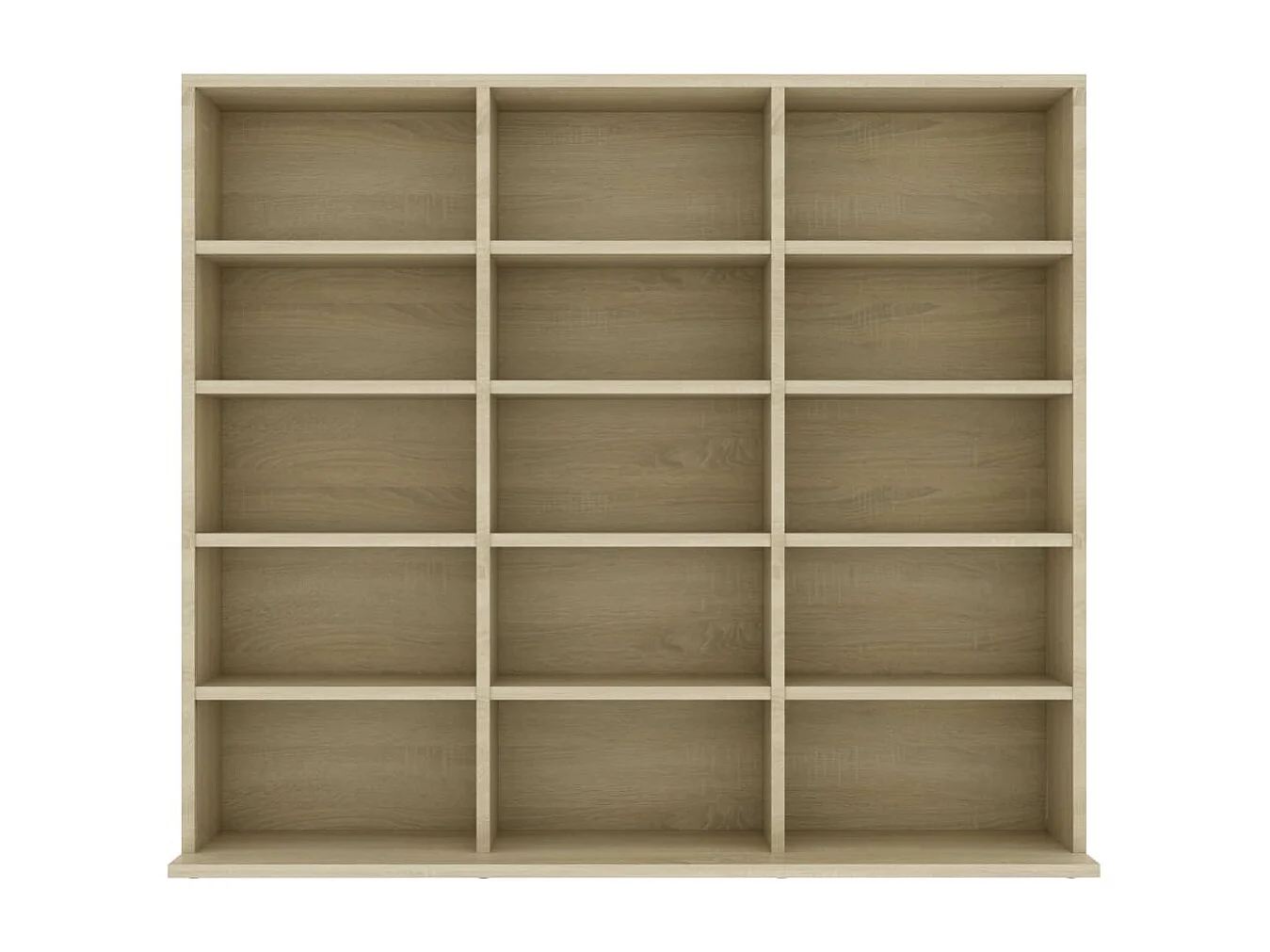 Armoire à CD Chêne sonoma 102x23x89,5 cm Bois d’ingénierie