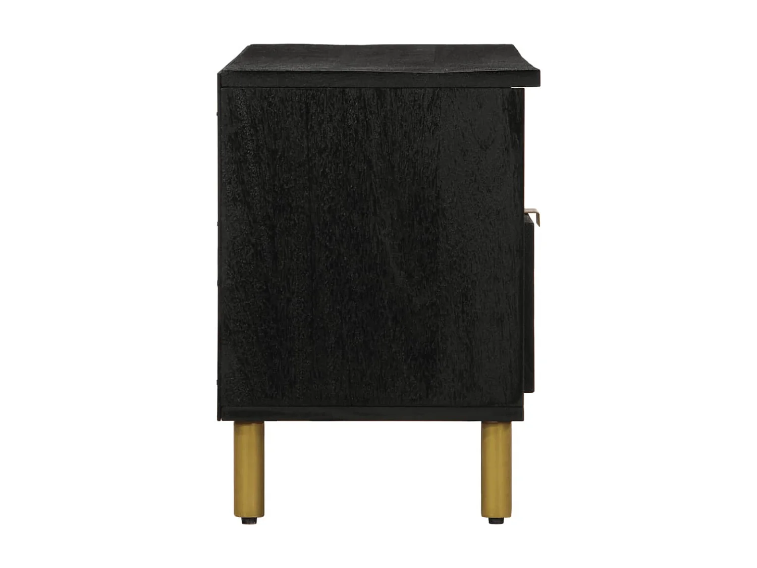 Meuble TV noir 100x33x46 cm bois d'ingénierie