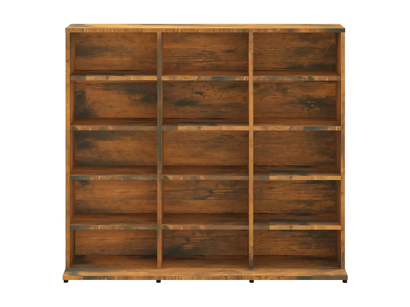 Mueble CD Roble ahumado 102x23x89,5 cm Madera contrachapada