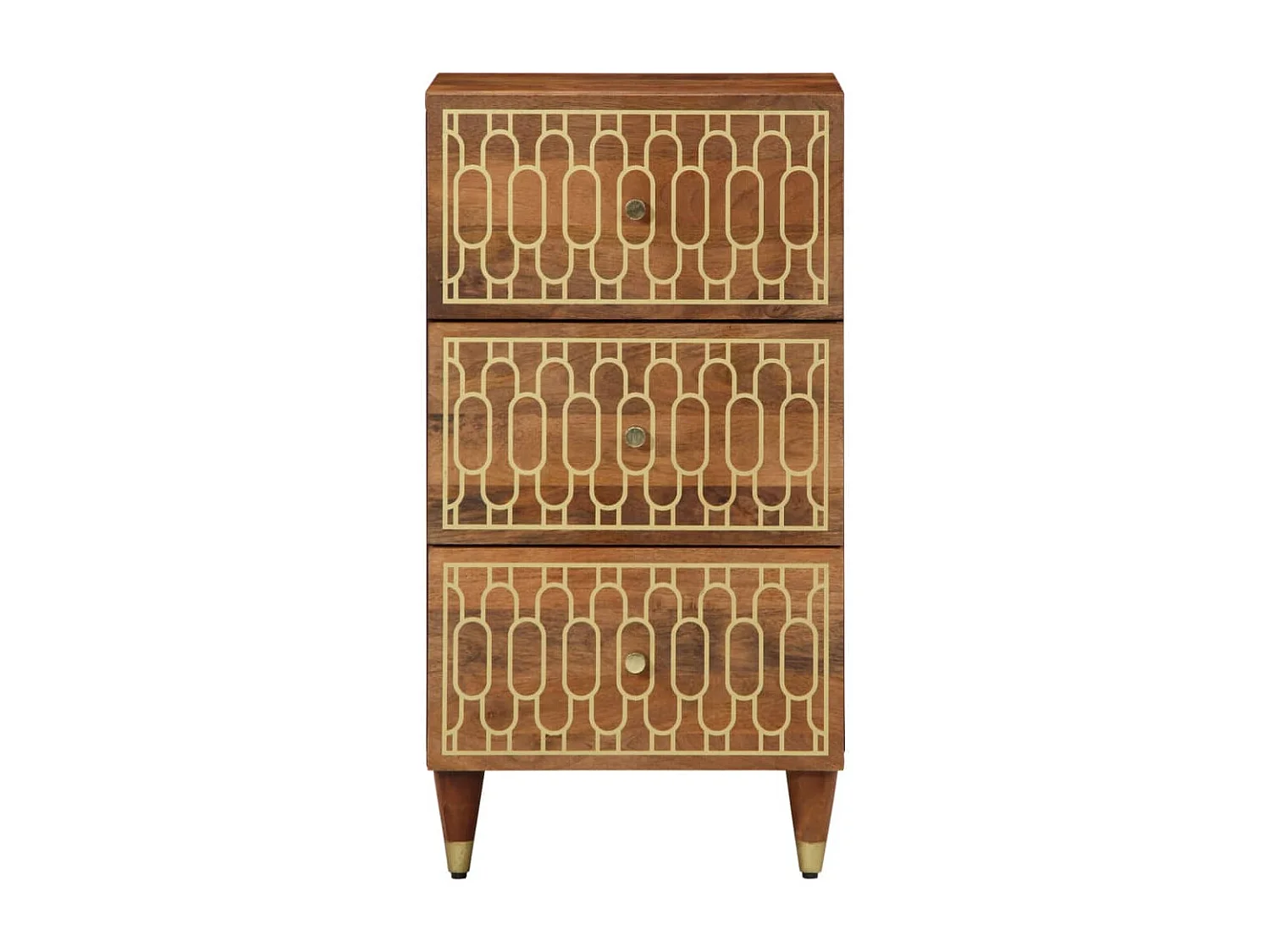 Beistellschrank 40x33x75 cm aus massivem Mangoholz