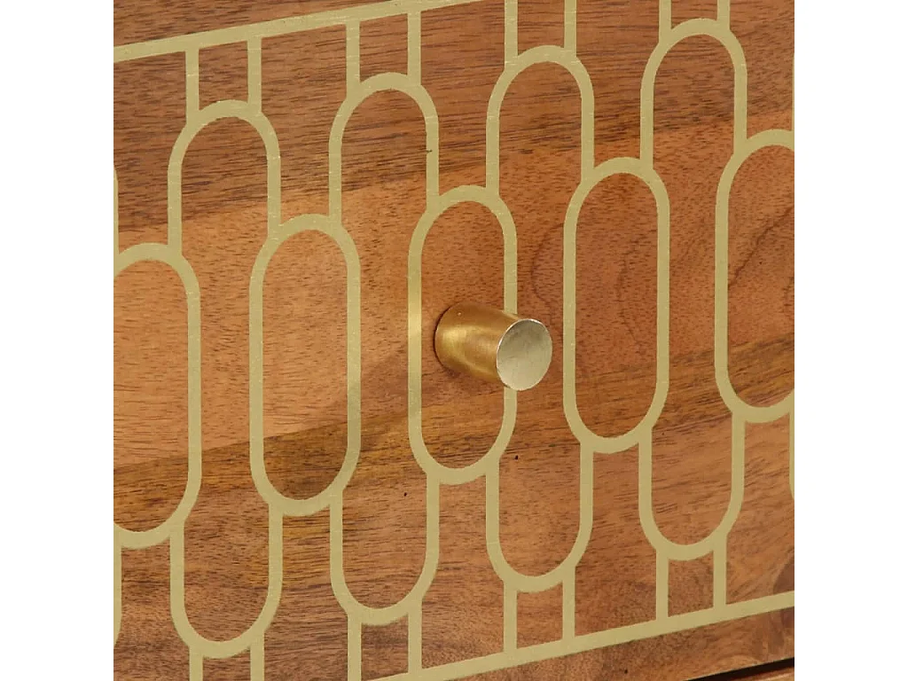 Beistellschrank 40x33x75 cm aus massivem Mangoholz