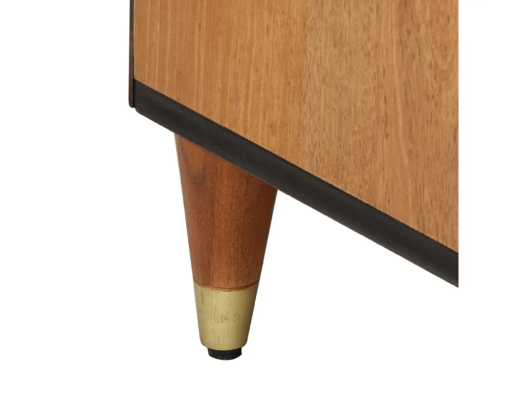 Beistellschrank 40x33x75 cm aus massivem Mangoholz