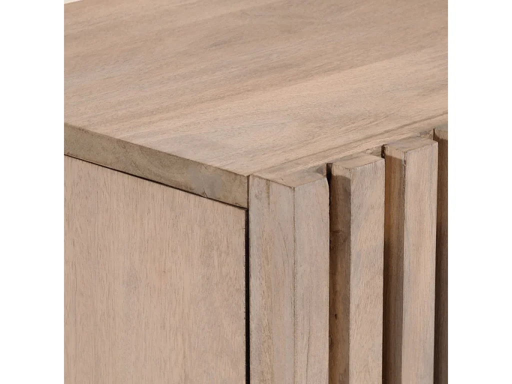 Sideboard 60x34x100 cm aus massivem Mangoholz