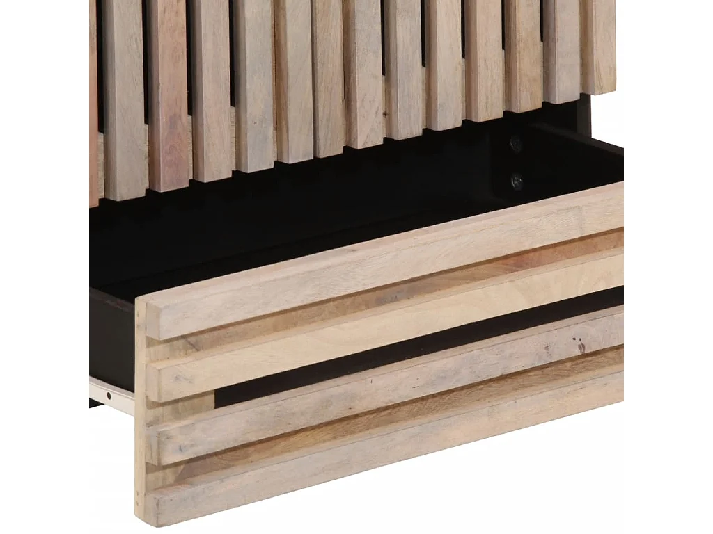 Sideboard 60x34x100 cm aus massivem Mangoholz