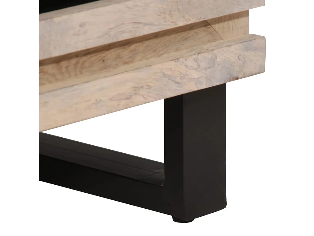 Sideboard 60x34x100 cm aus massivem Mangoholz