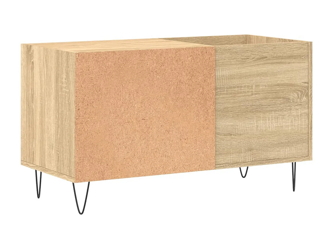 Armoire à disques chêne sonoma 85x38x48 cm bois d'ingénierie