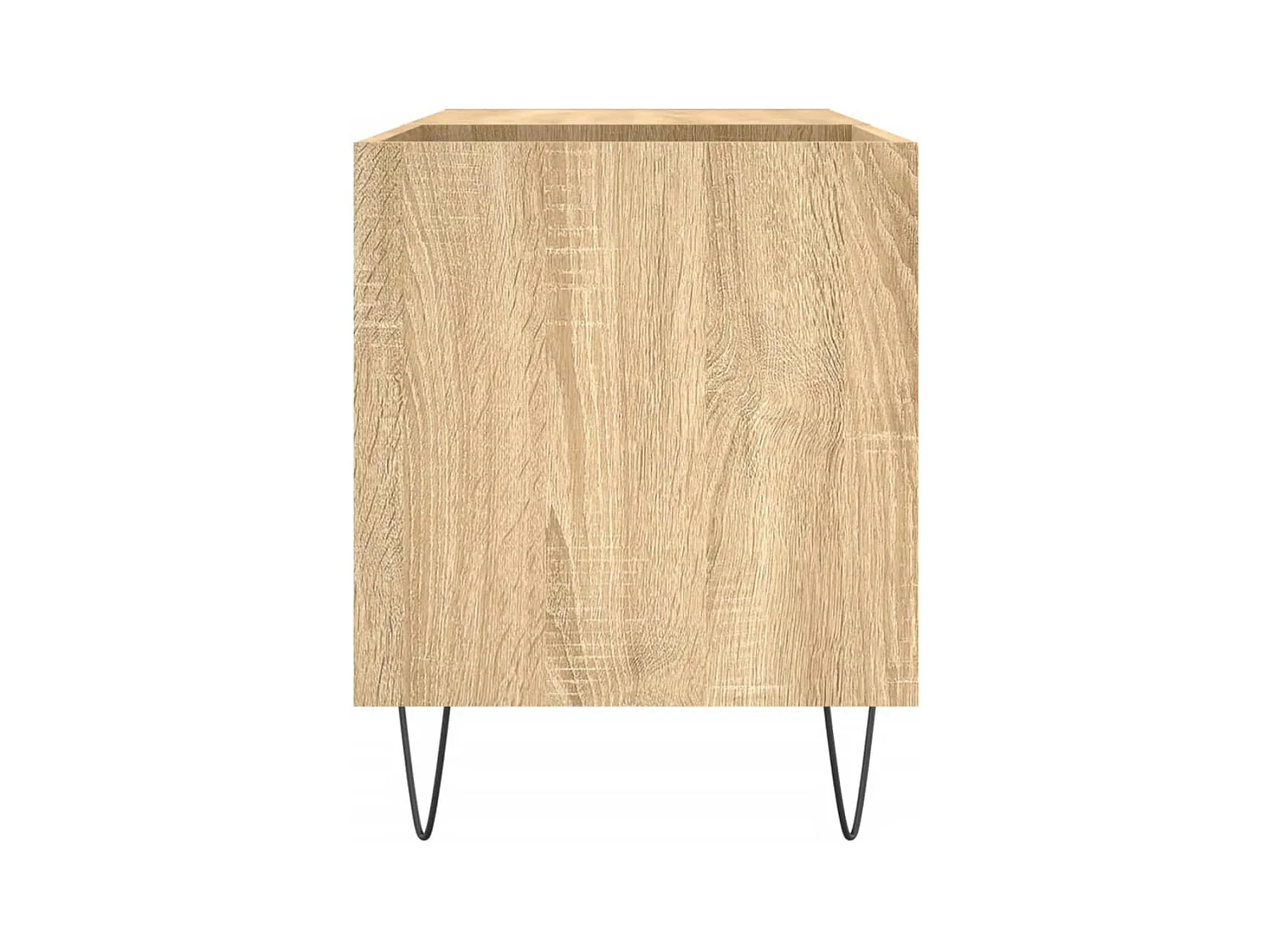 Mobile per dischi in rovere Sonoma 85x38x48 cm in multistrato