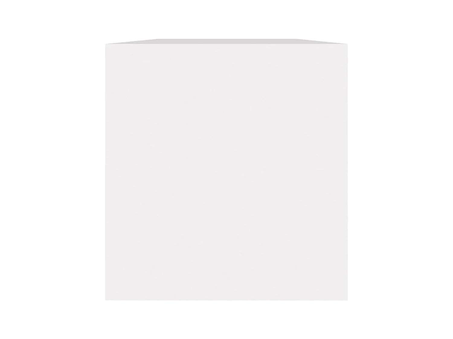 Vinyl opbergdoos Wit 71x34x36 cm Bewerkt hout