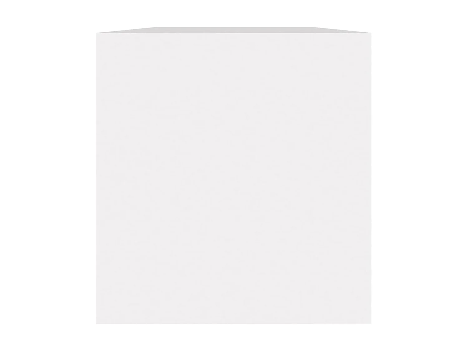 Scatola portaoggetti in vinile Bianco 71x34x36 cm MDF