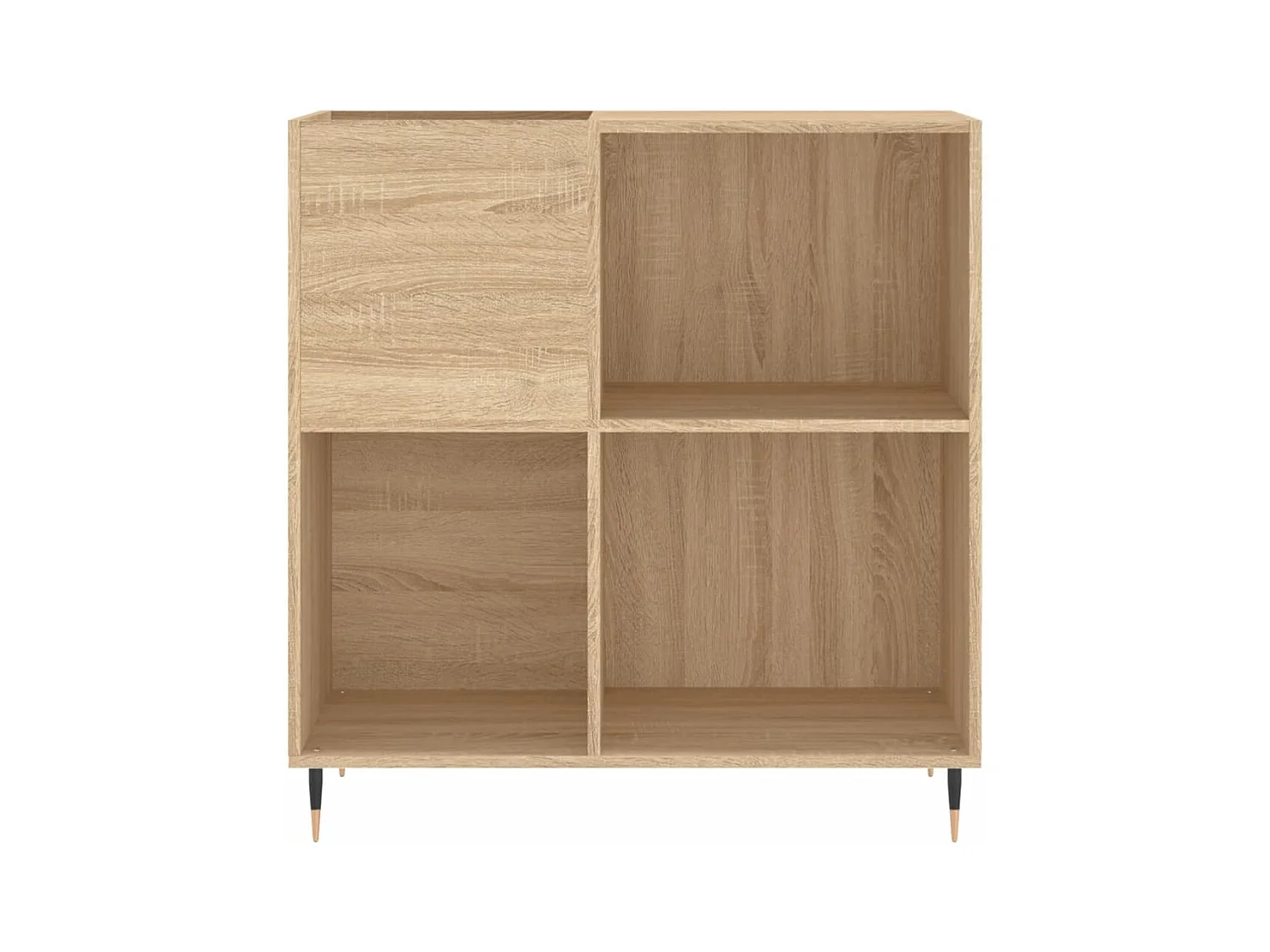 Armoire à disques chêne sonoma 84,5x38x89 cm bois d'ingénierie