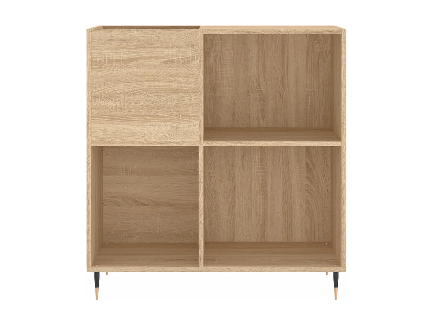 Armoire à disques chêne sonoma 84,5x38x89 cm bois d'ingénierie