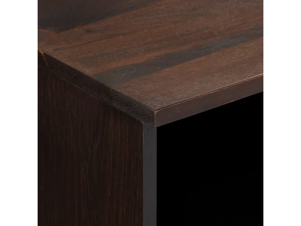 Mobile TV marrone 100x34x46 cm in legno massello di mango