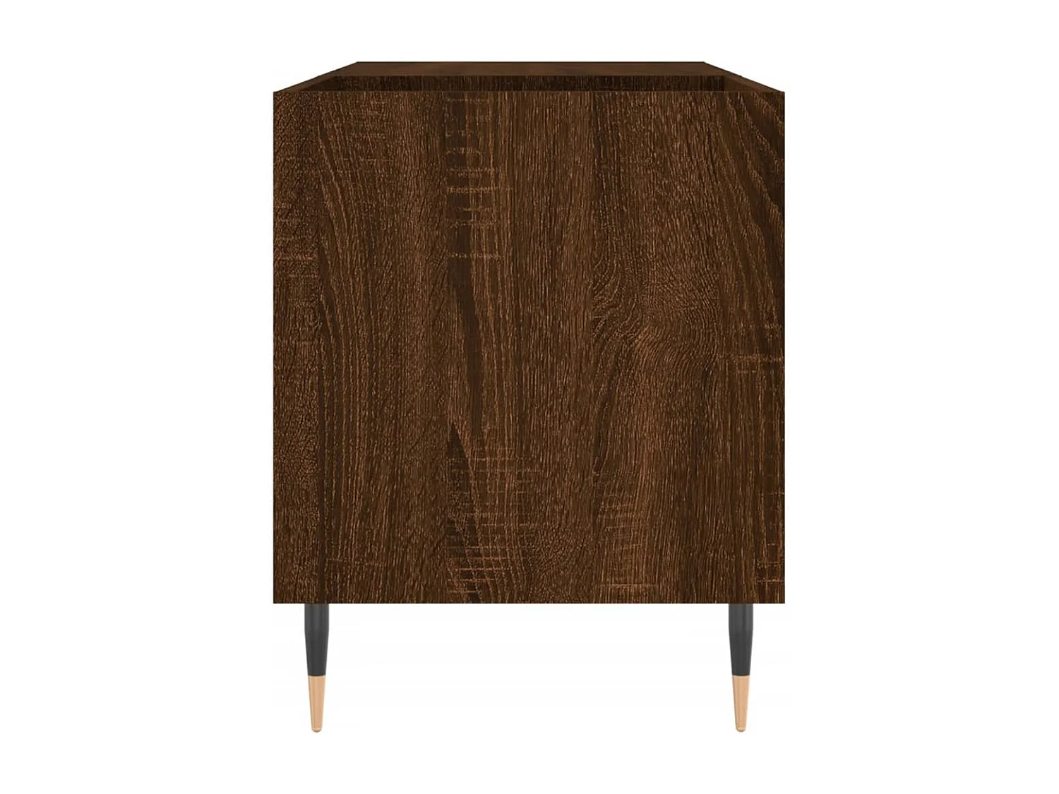 Armoire à disques chêne marron 85x38x48 cm bois d'ingénierie