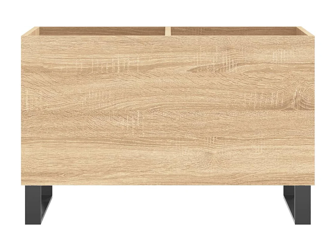 Armoire à disques chêne sonoma 74,5x38x48 cm bois d'ingénierie