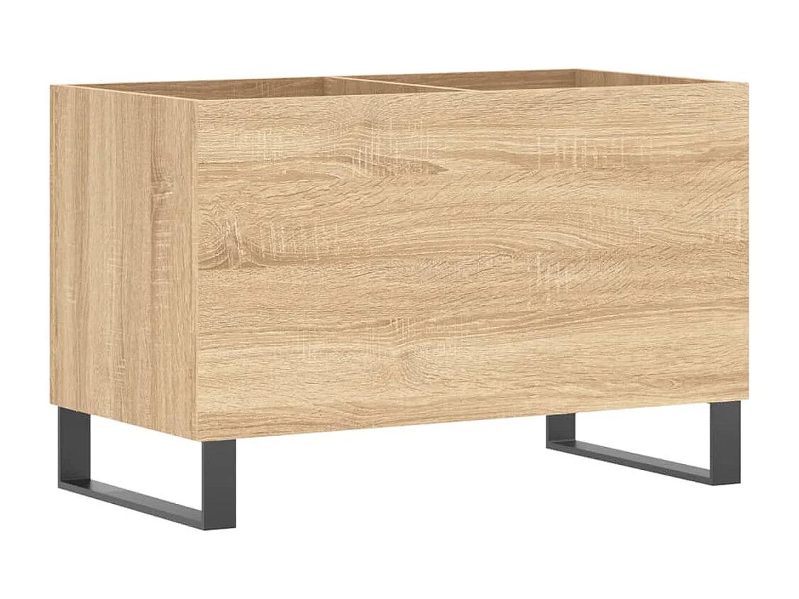 Armoire à disques chêne sonoma 74,5x38x48 cm bois d'ingénierie