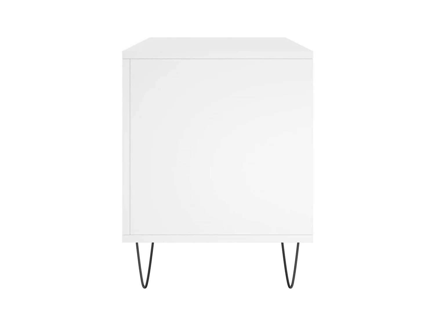 Armoire à disques blanc 100x38x48 cm bois d'ingénierie
