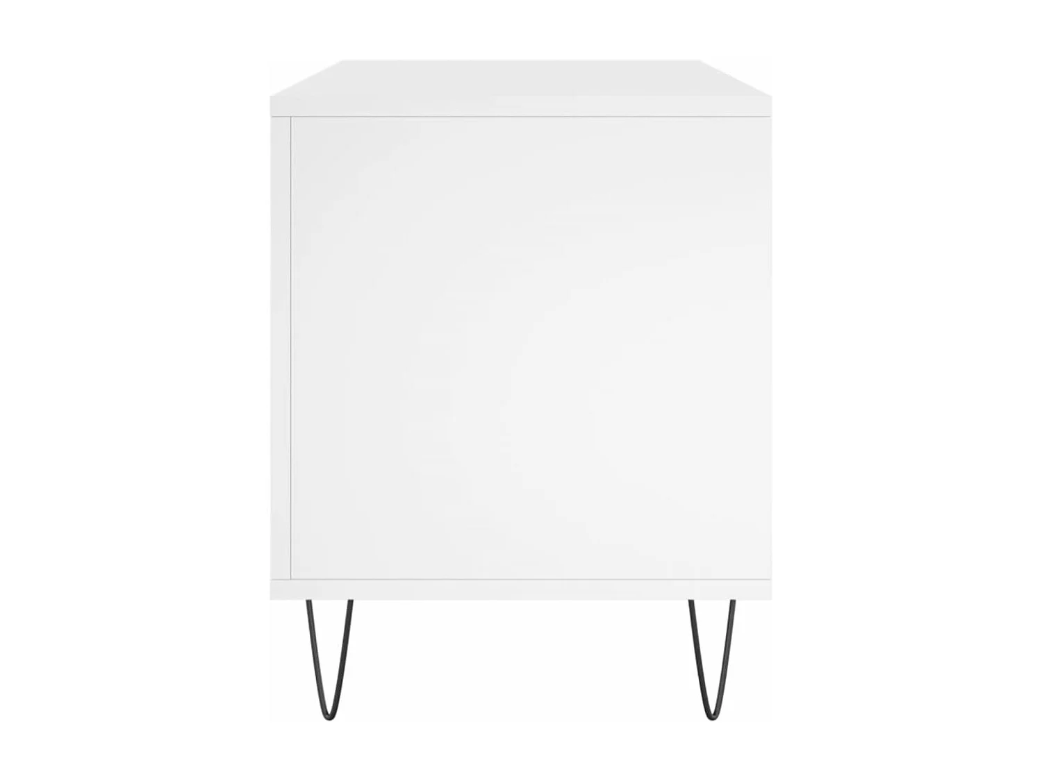 Armoire à disques blanc 100x38x48 cm bois d'ingénierie