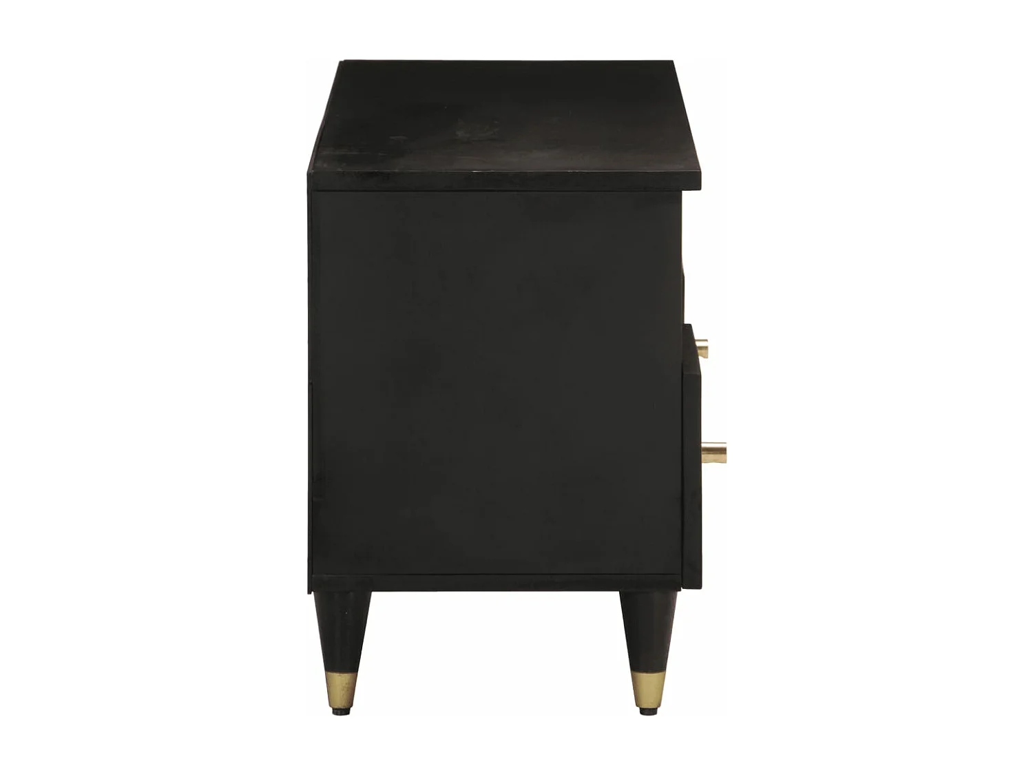 Meuble TV 100x33x46 cm bois massif de manguier