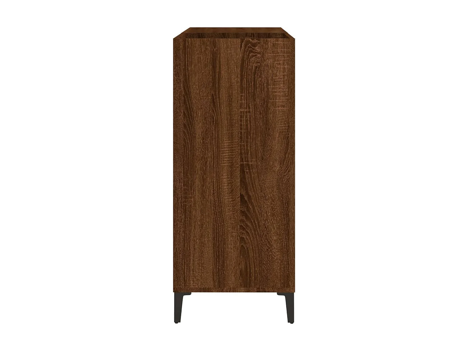 Armoire à disques chêne marron 84,5x38x89 cm bois d'ingénierie