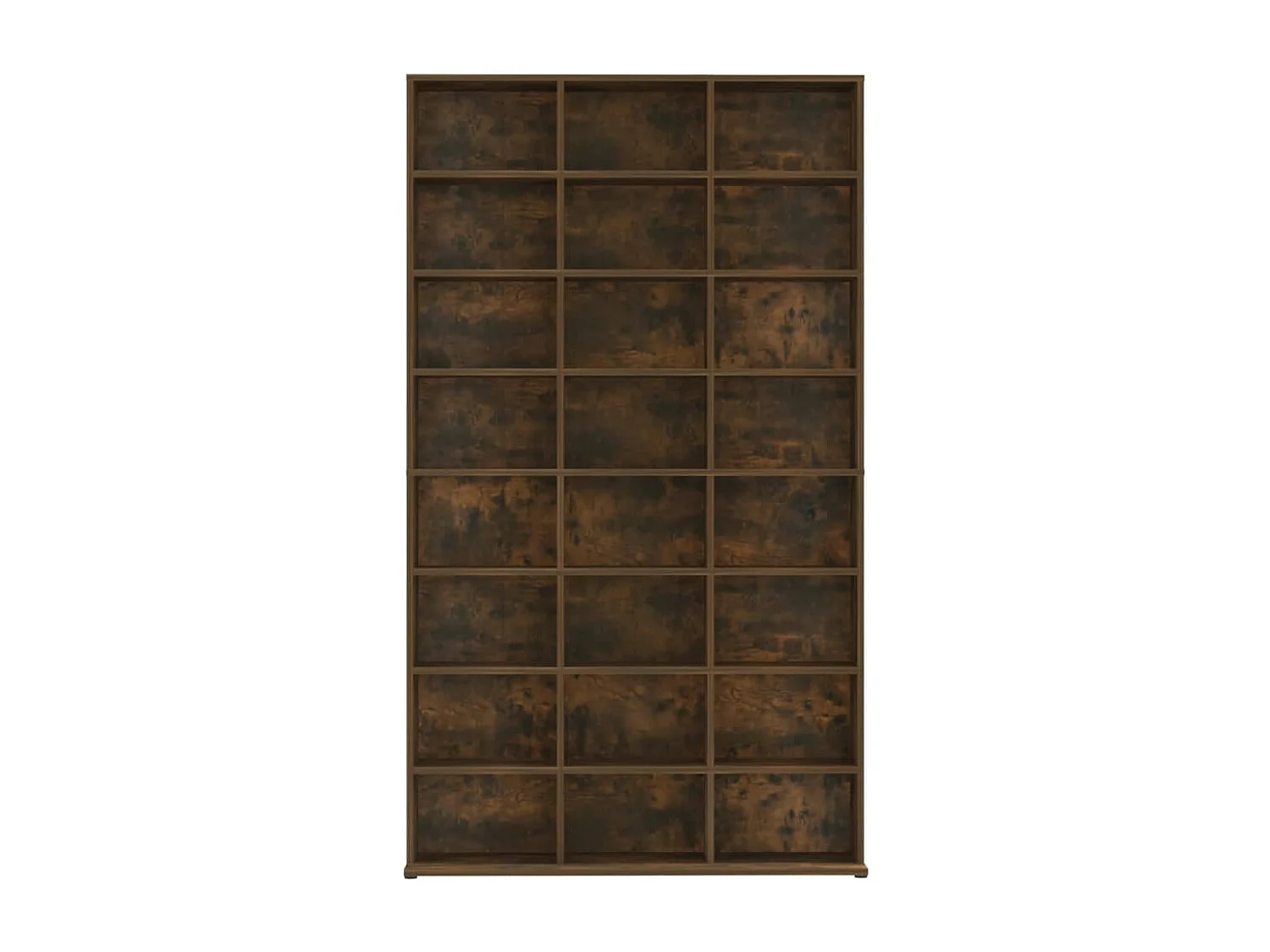 Mobile porta CD Rovere affumicato 102x23x177,5 cm MDF