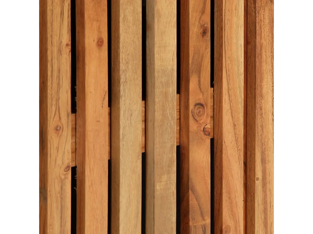 Hohes Sideboard 60x34x100 cm aus massivem Akazienholz