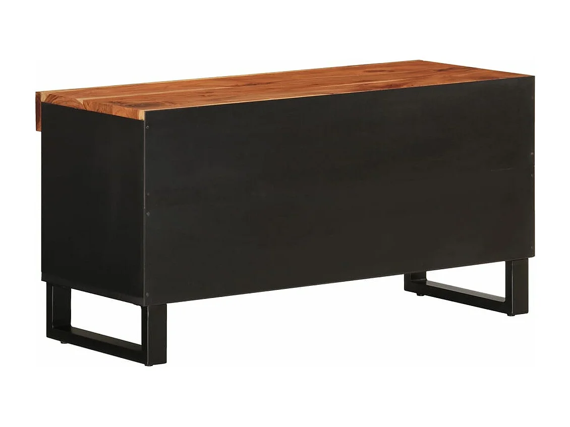 Mobile TV 85x33x43,5 cm in legno massello di acacia