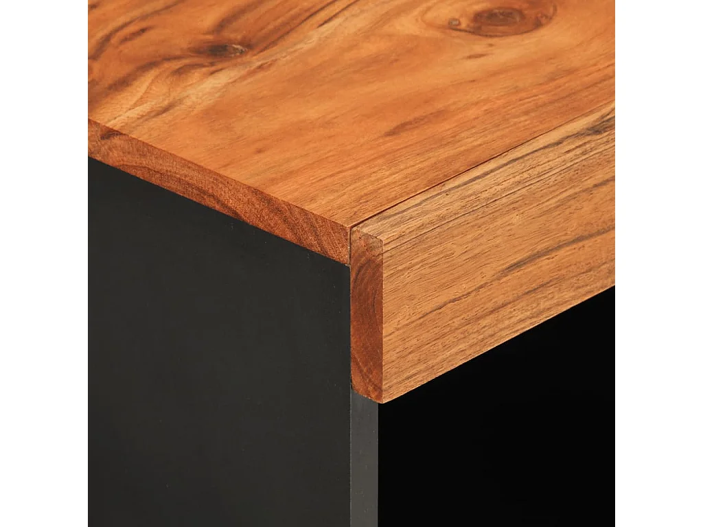 TV-Schrank 85x33x43,5 cm aus massivem Akazienholz