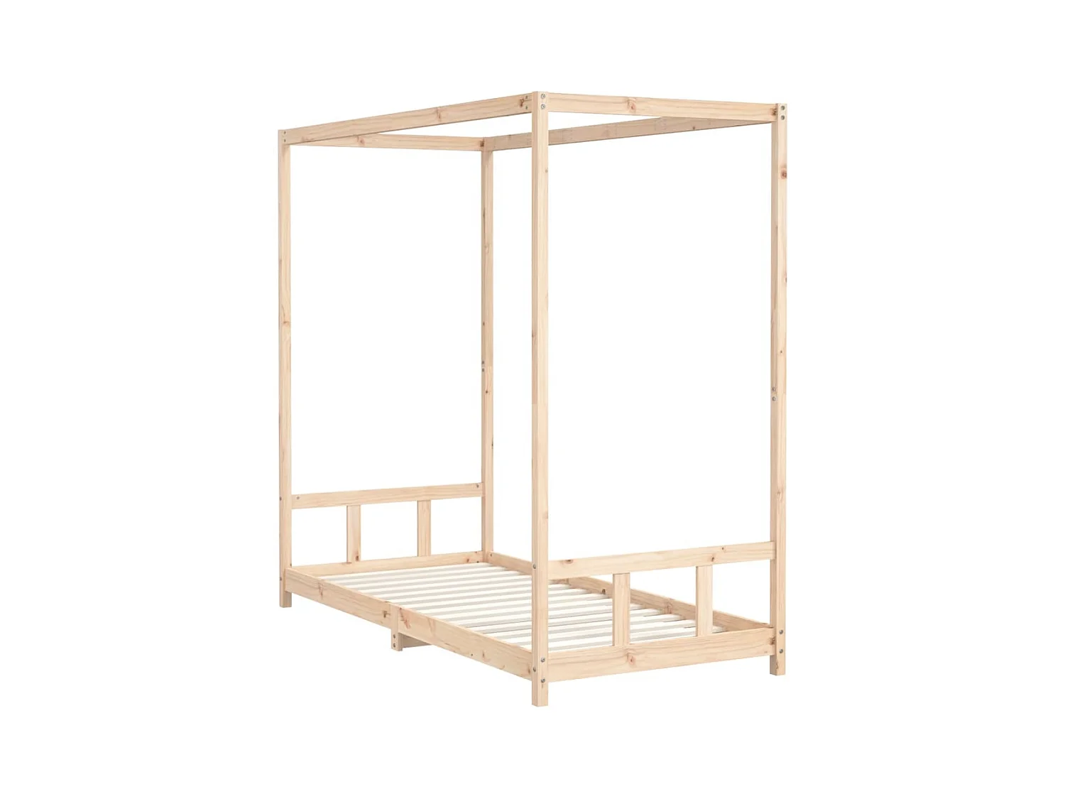 Cadre de lit pour enfants 90x200 cm bois de pin massif