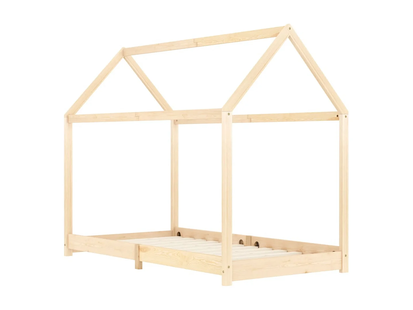 Cadre de lit d'enfant Bois de pin massif 90 x 200 cm