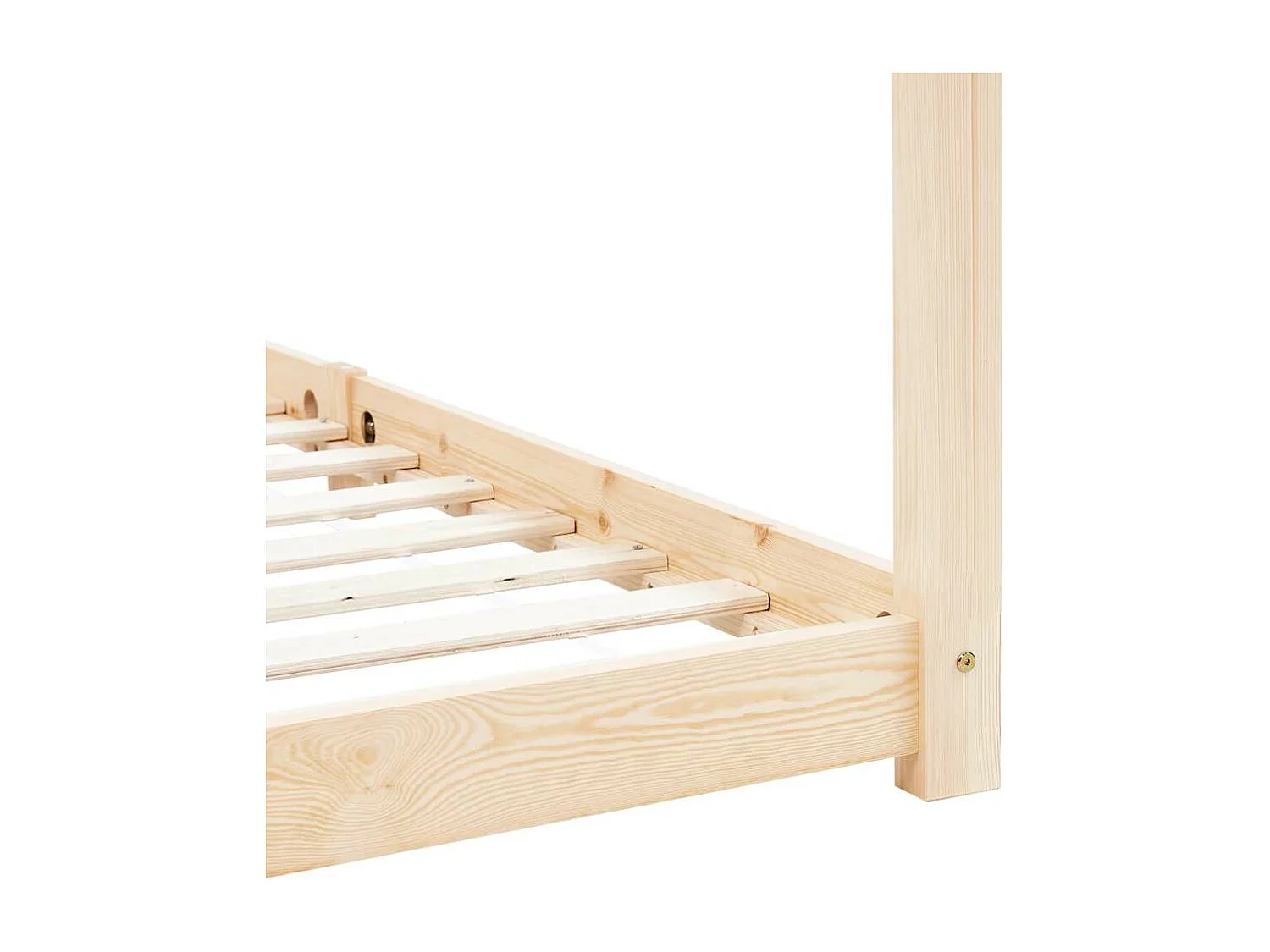 Cadre de lit d'enfant Bois de pin massif 90 x 200 cm