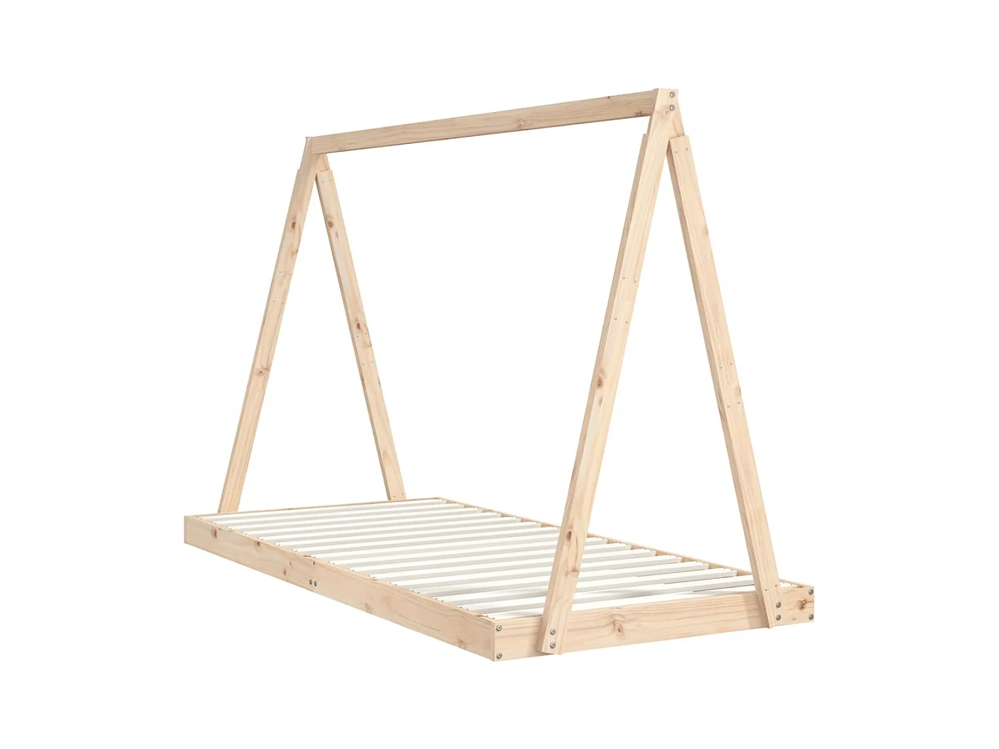Cadre de lit pour enfants 90x200 cm bois de pin massif