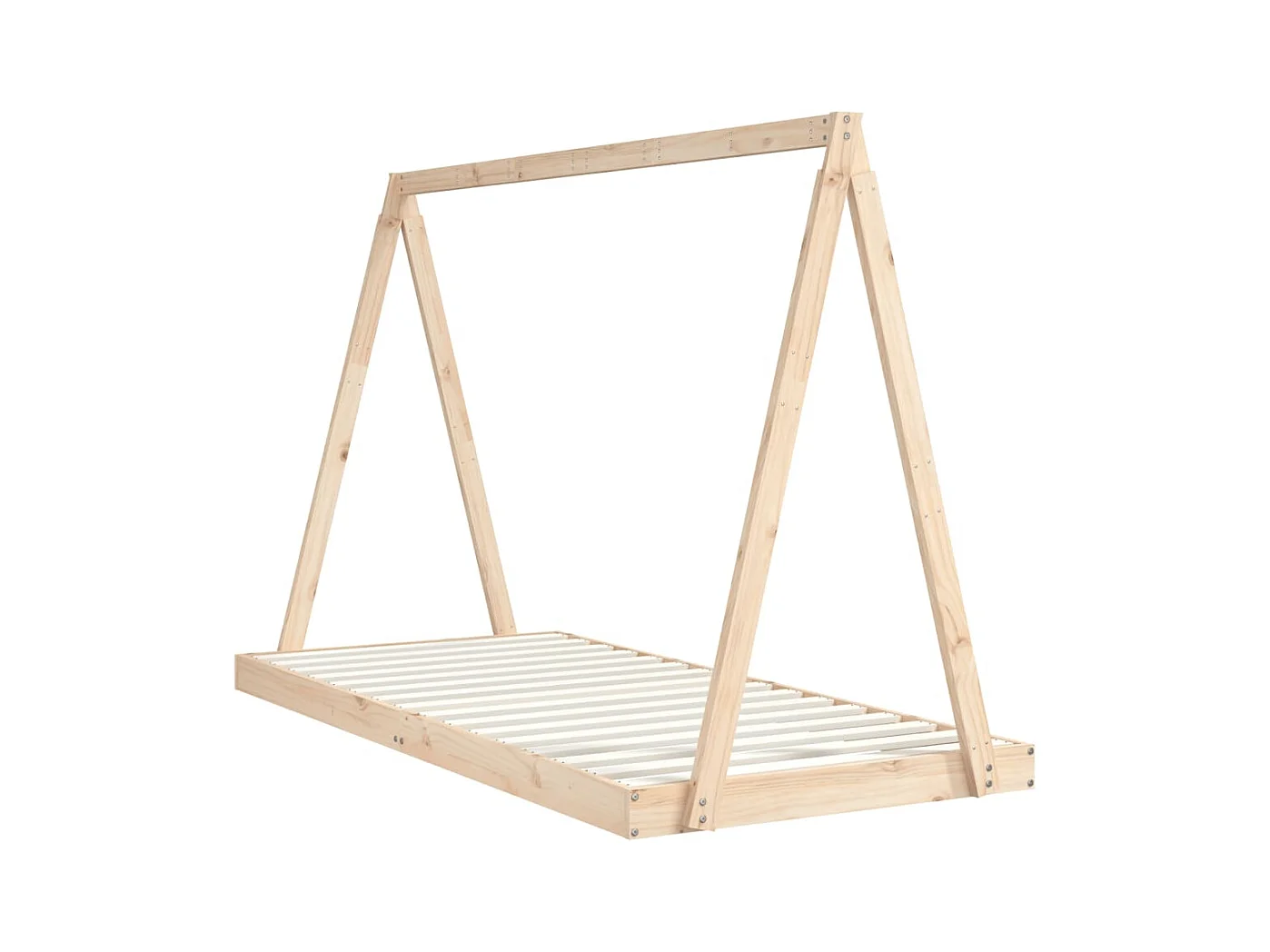 Cadre de lit pour enfants 90x200 cm bois de pin massif