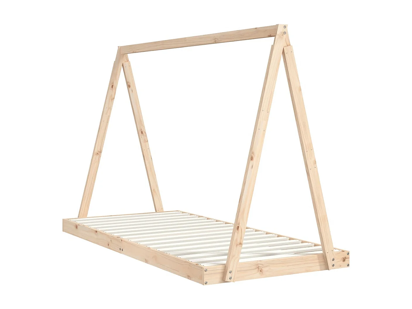 Cadre de lit pour enfants 90x200 cm bois de pin massif