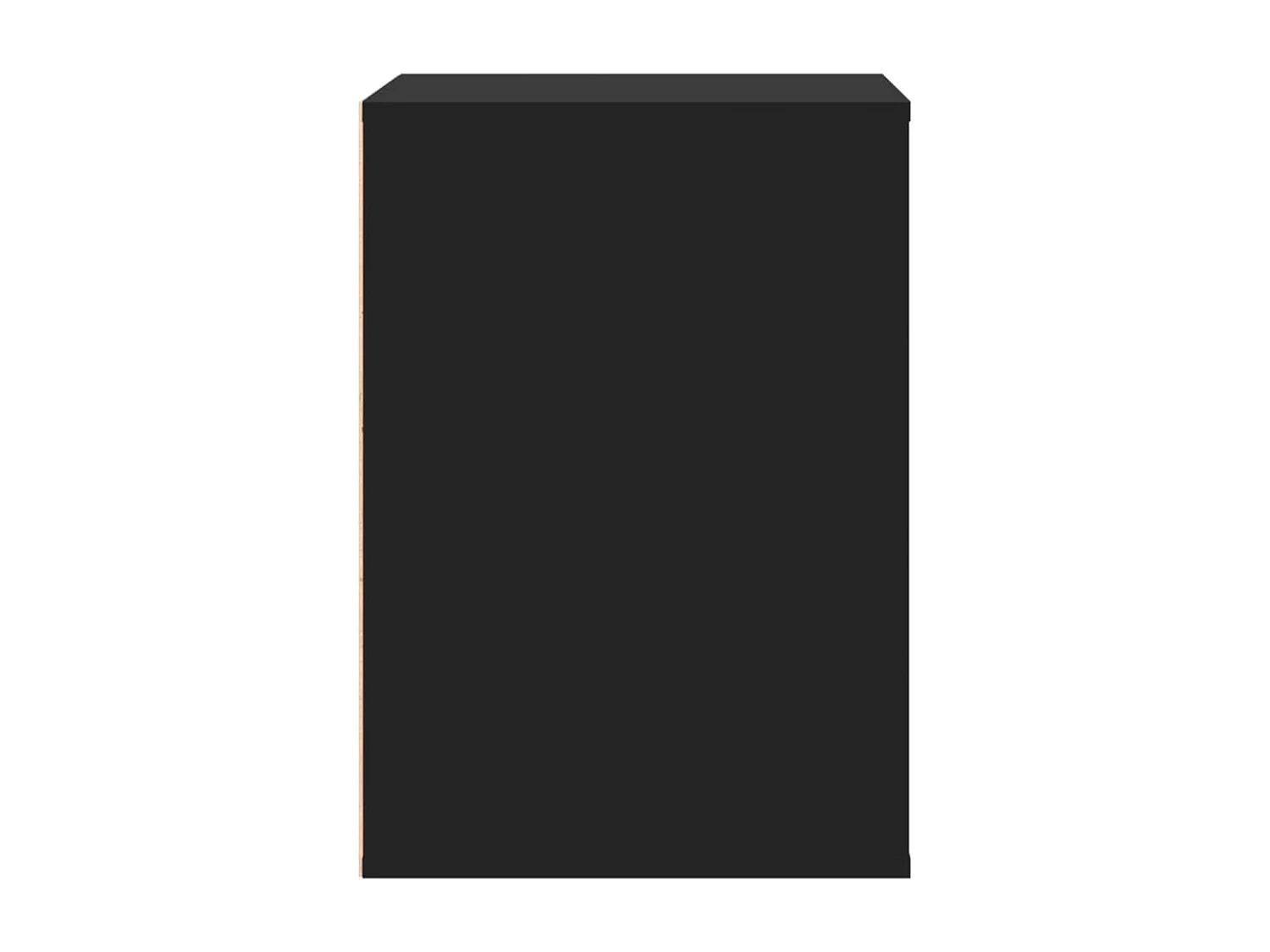 Cassettiera angolare nera 60x41x58 cm in derivati del legno