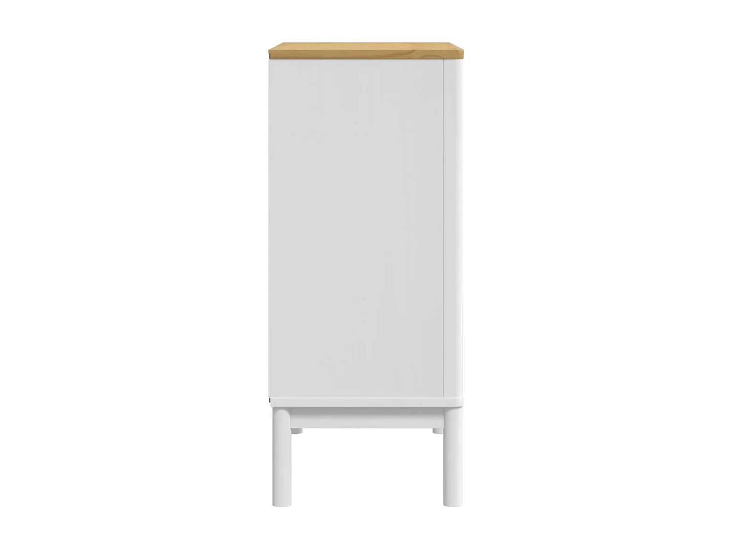 Cómoda FLORO de madera maciza de pino blanca