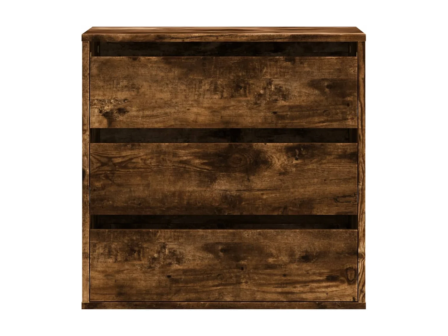 Commode d'angle chêne fumé 60x41x58 cm bois d'ingénierie