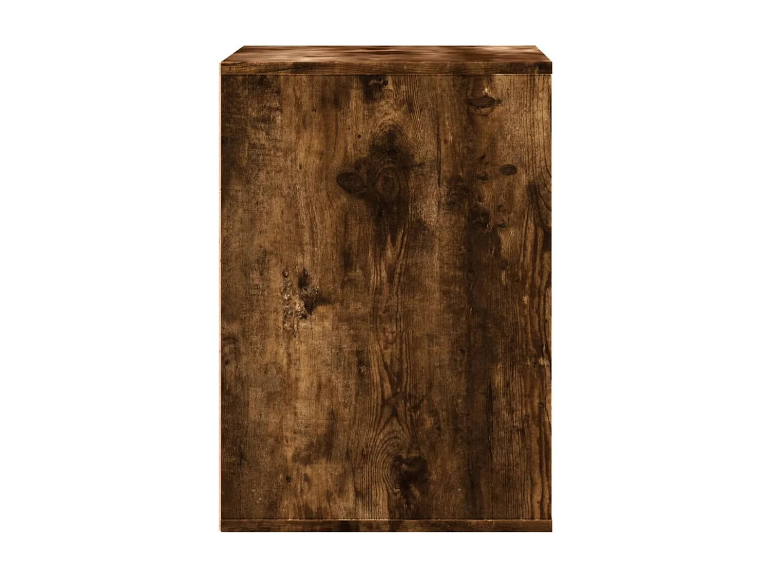 Commode d'angle chêne fumé 60x41x58 cm bois d'ingénierie