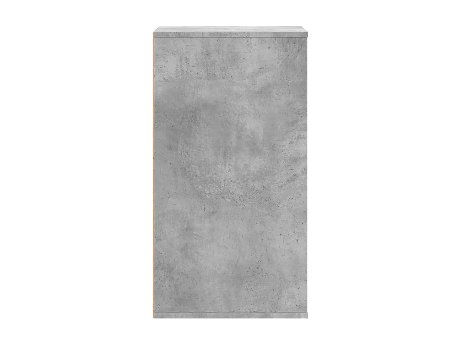 Cômoda de canto cinza concreto 40x41x76 cm madeira trabalhada