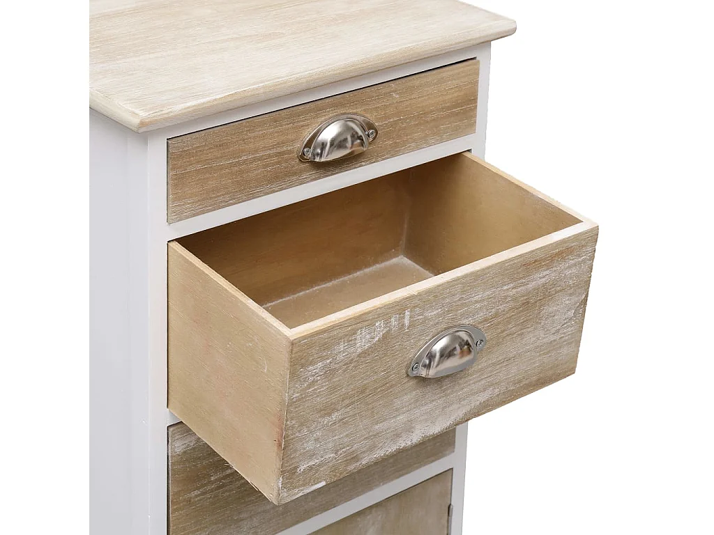 Mobile laterale 38x28x86 cm Legno di Paulownia